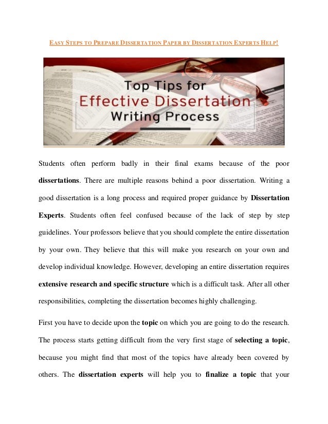 Dissertation experts